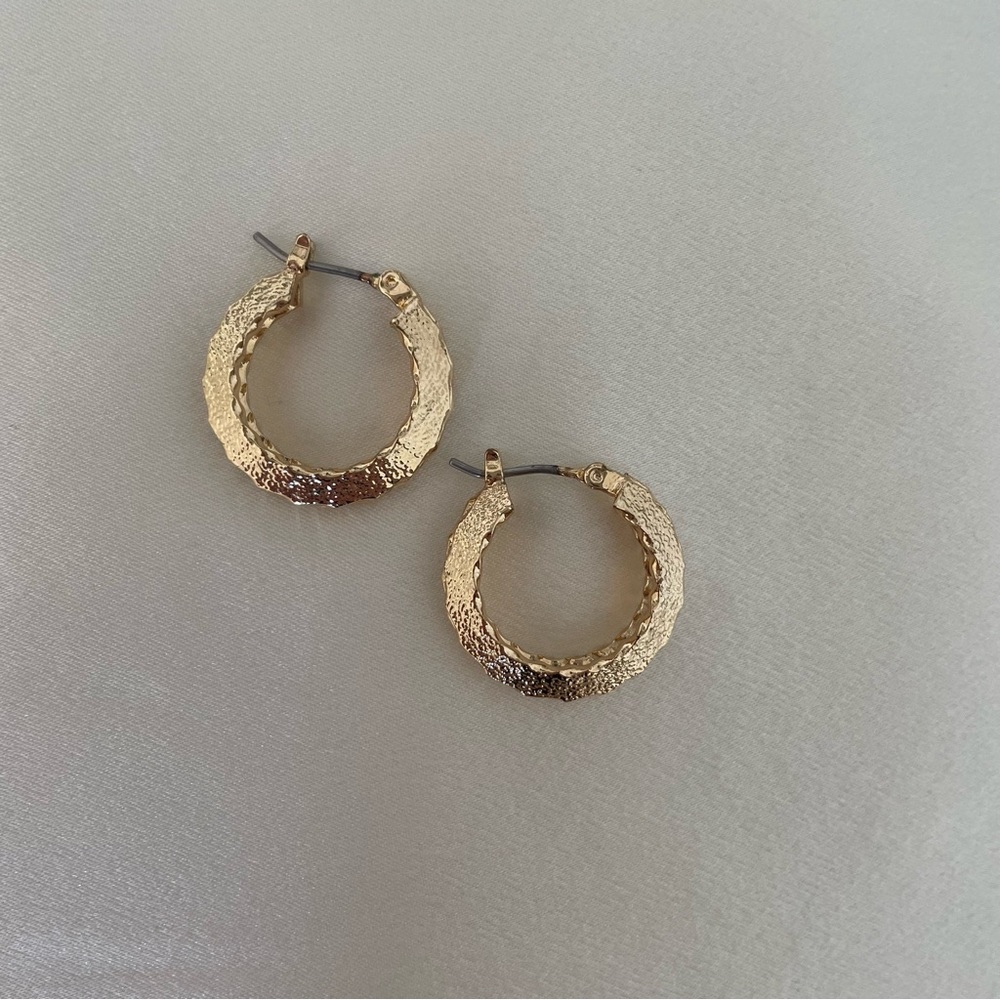 Medium Gold Hoop Earrings